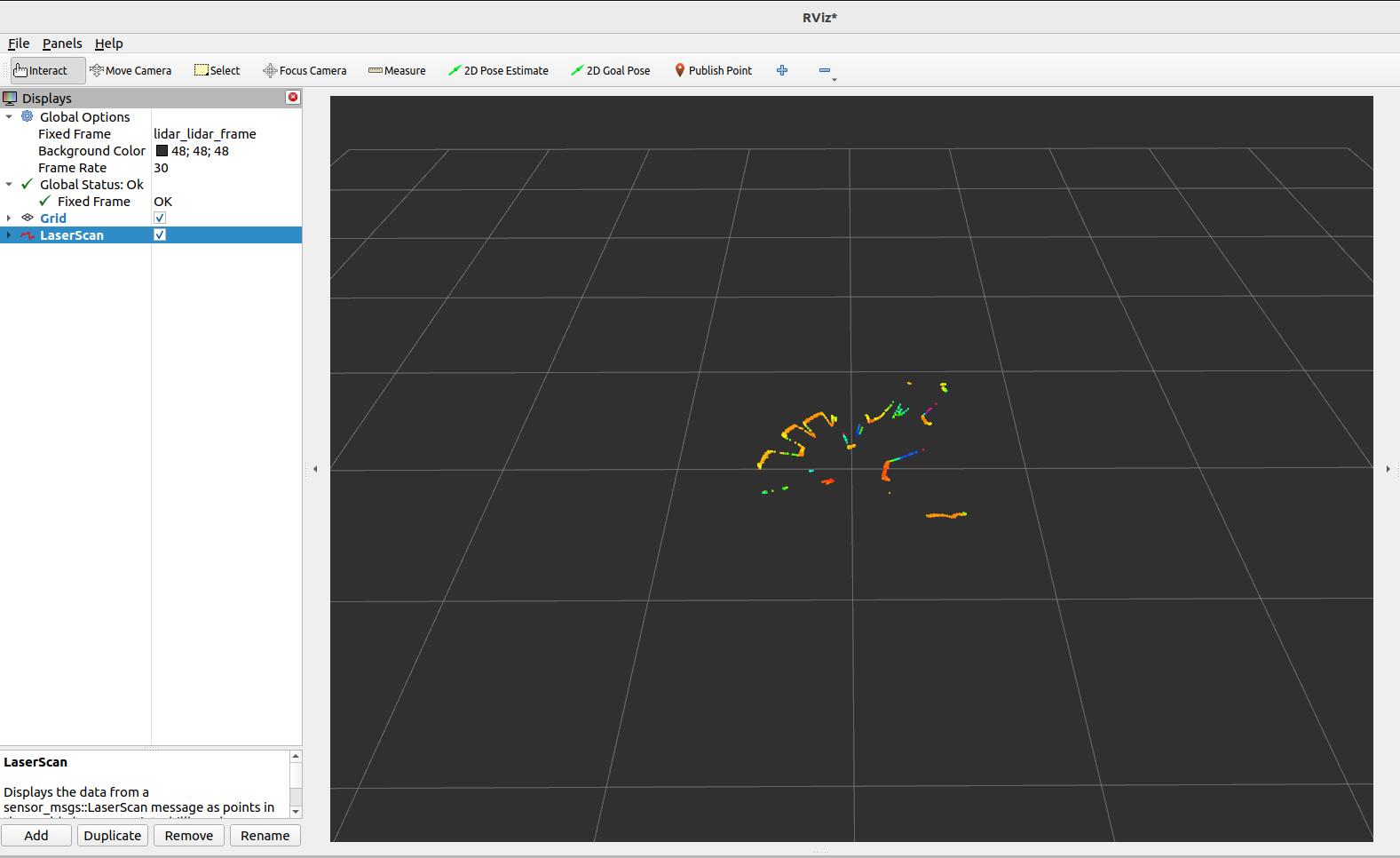 LaserScan Visualization Example